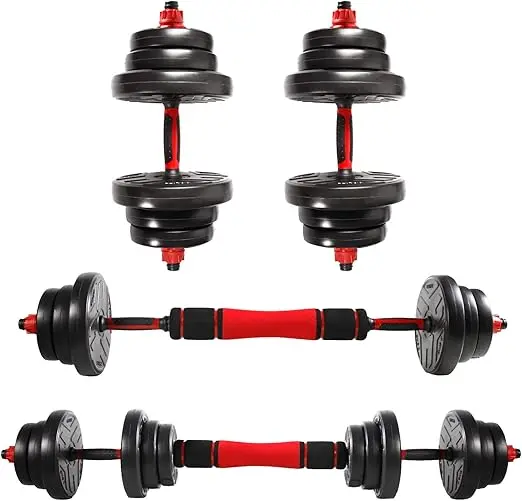 CCLIFE Haltère réglable, Haltères Musculation 20/25/30/40KG