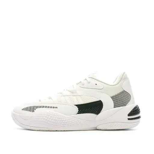 Chaussures de Basketball Blanches Homme Puma Court Rider 376646