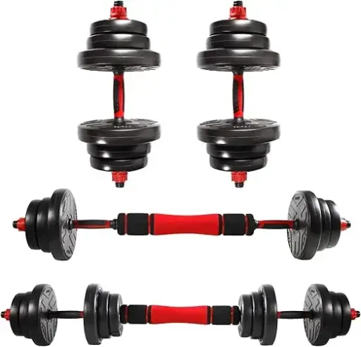 CCLIFE Haltère réglable, Haltères Musculation 20/25/30/40KG